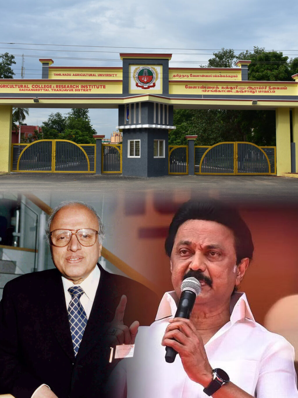 M S Swaminathan-Stalin